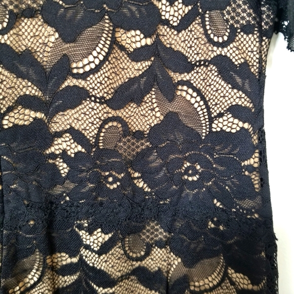 🖤Guess Black MARCY OFF-THE-SHOULDER LACE DRESS SIZE S 🖤 - Picture 8 of 11